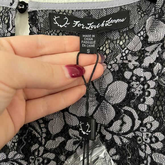 For Love & Lemons Theodora Lace Mini Dress Size Small - Picture 6 of 8